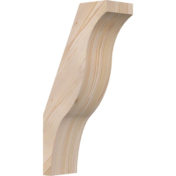 Ekena Millwork 5 1/2"W x 12"D x 24"H Funston Smooth Knee Brace, Douglas Fir BRC06X12X24FST00SDF - main